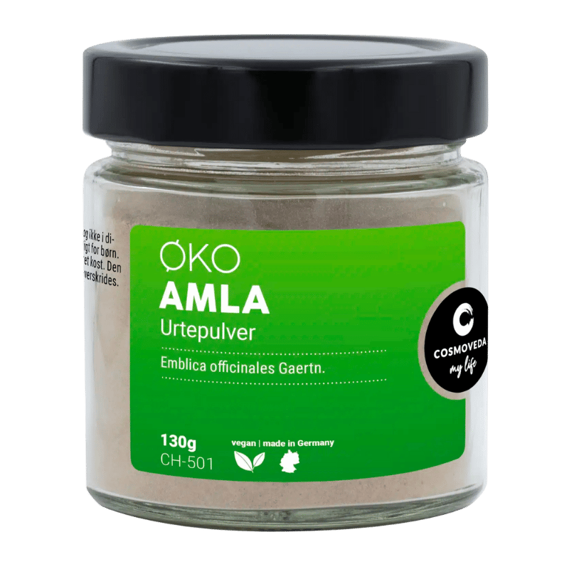 Cosmoveda økologisk amlapulver i pakning med 130 g