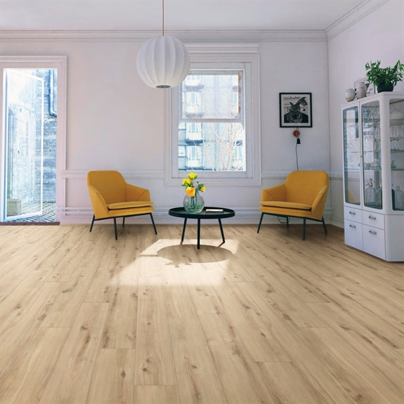 Wallmann Longboard Plank laminatgulv i dekor K063 Eg med lange planker