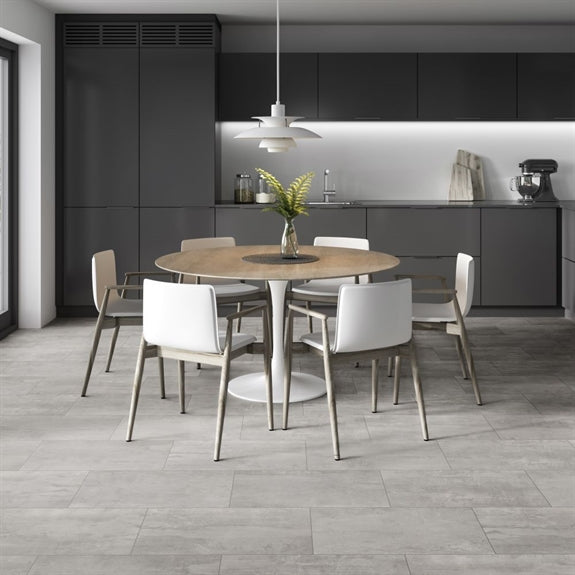 Wallmann Modern Tile Klinke laminatfliser i nuancen Concrete med stenudseende
