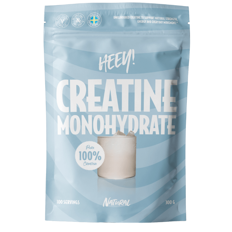 Heey! Creatine Monohydrate kreatinpulver uden smag, 300 g