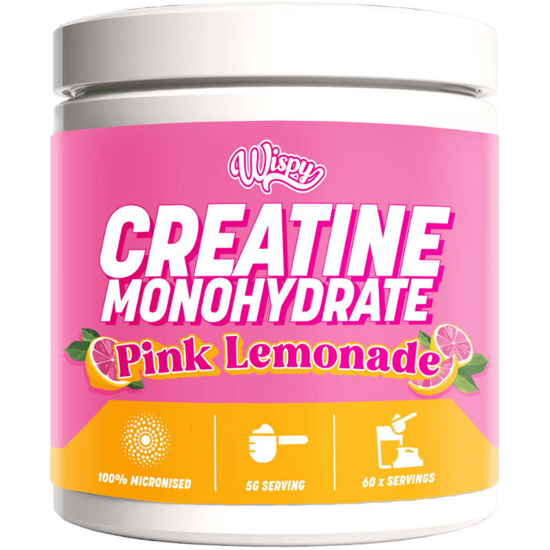 Wispy Creatine Monohydrate med smag af pink lemonade, 300 g