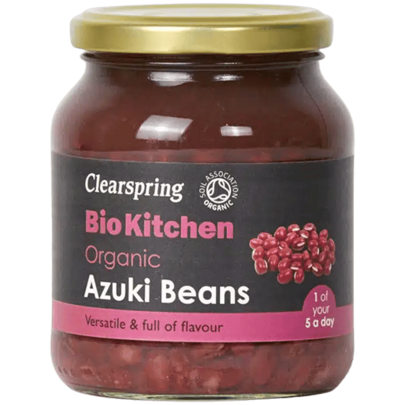 Clearspring økologiske azukibønner i pakning på 350 g
