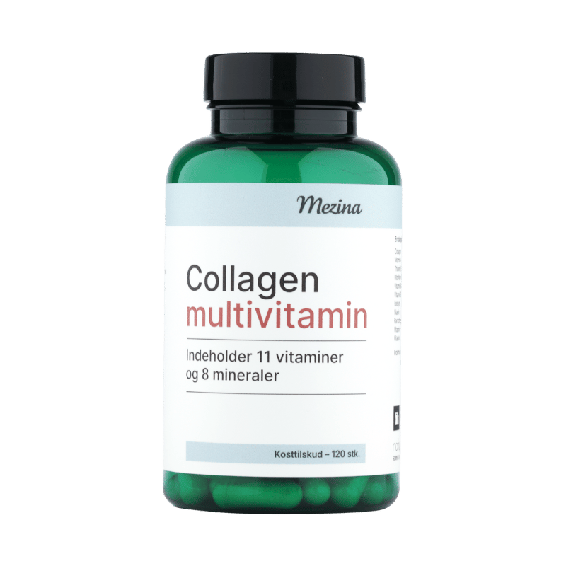 Mezina Collagen + Multivitamin, pakke med 120 kapsler