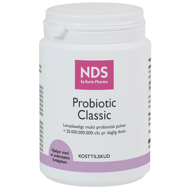 Pakke med NDS Probiotic Classic kosttilskud, 100 g