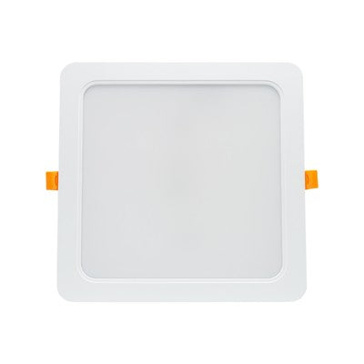 Spectrum 18W LED indbygningspanel - Hul: 14,5 x 14,5 cm, Mål: 17 x 17 cm, 230V, IP54 udendørs - Dæmpbar : Ikke dæmpbar, Kulør : Kold