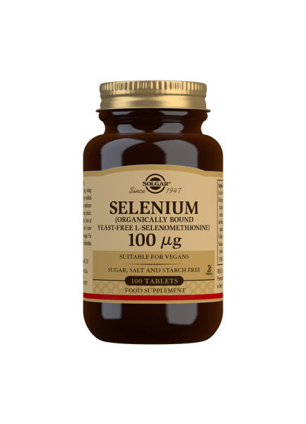 Pakke Solgar Selenium gærfri, 100 tabletter, spormineral kosttilskud