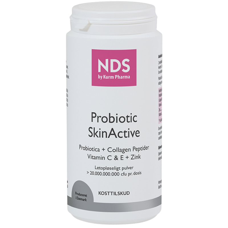 Pakning med NDS Probiotic Skin Active Total Skincare kosttilskud, 180 g