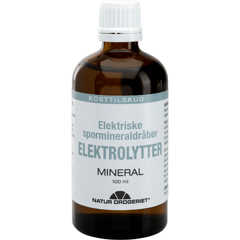 Flaske med Natur Drogeriet Elektrolytter, koncentreret mineraltilskud, 100 ml