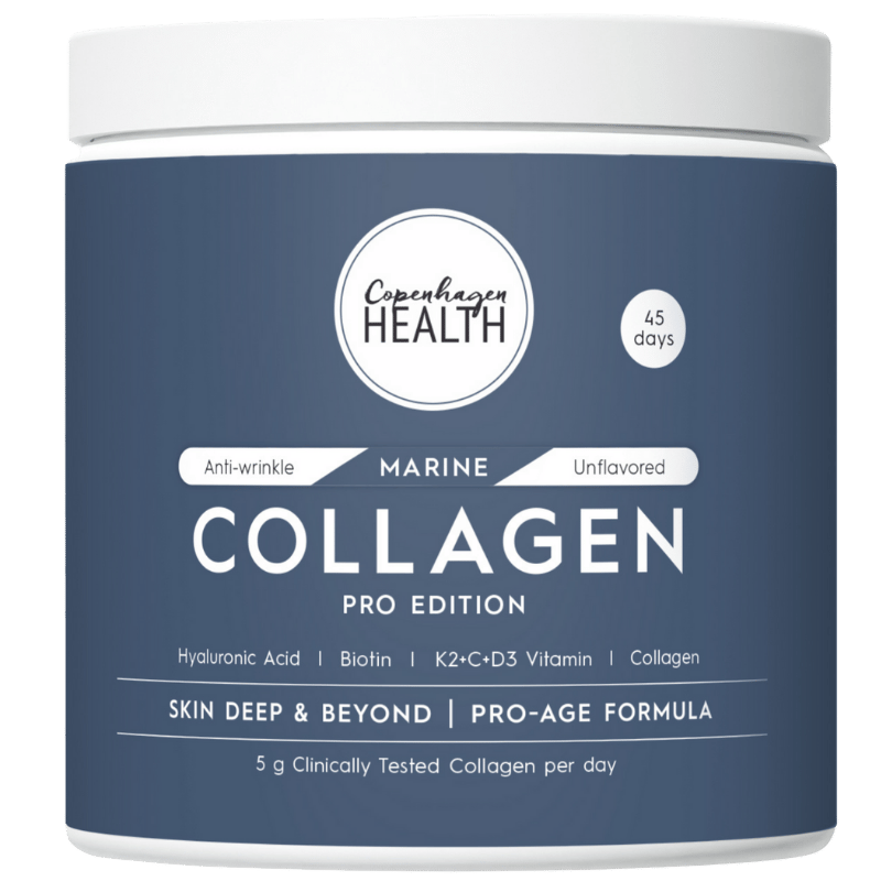 Dåse med Copenhagen Health Marine Collagen Pro Edition, 241 g kosttilskud