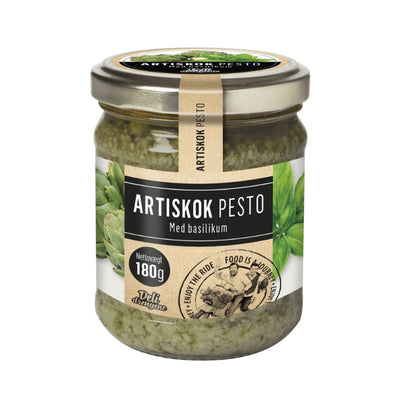 Se Artiskok Pesto Med Basilikum 180g ✔ Kæmpe udvalg i  Deli Drengene - Køb online på udsalg og tilbud lige nu ✔ Hurtig levering: 1 - 2 Hverdage samt billig fragt - Varenummer: BAR-1383914 og barcode / Ean: 5710908161219 på lager - Udsalg på Delikatesser | Tapas | Pesto Spar op til 58% - Over 1312 kendte brands på udsalg