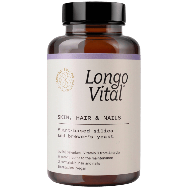 Pakke med Longo Vital Skin, Hair & Nails kosttilskud, 90 stk