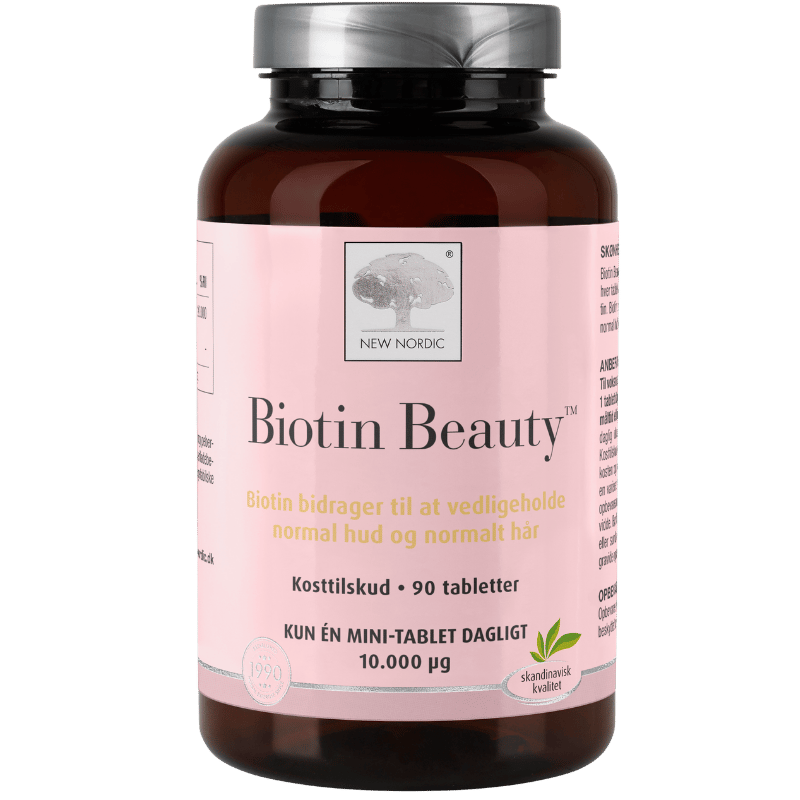 Pakning med New Nordic Biotin Beauty, 90 tabletter