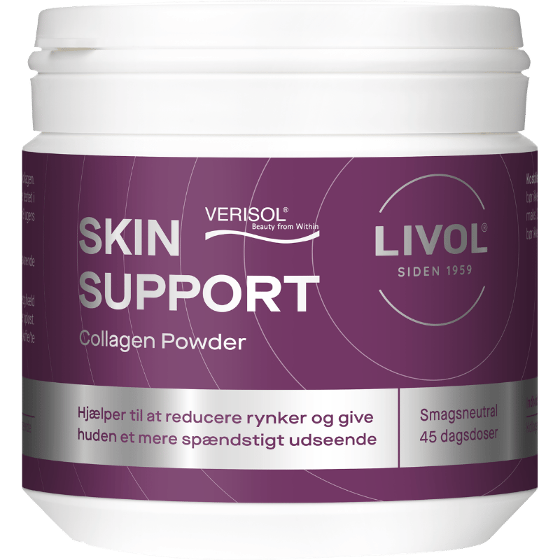 Livol Skin Support Collagen pulver med hydrolyseret collagen fra kvæg, 112,5 g