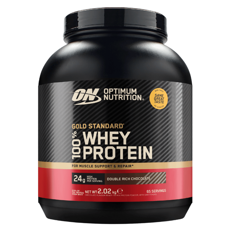 Optimum Nutrition Gold Standard proteinpulver med Double Rich Chocolate, 2002 g