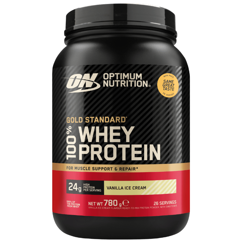 Optimum Nutrition Gold Standard 100% Whey proteinpulver, vanilla ice cream, 780 g