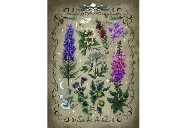 Ravensburger puslespil Toxic Plants med 1000 brikker