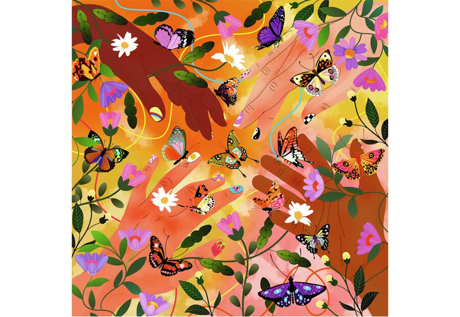 Ravensburger puslespil Art & Soul Flower Festival med 750 brikker