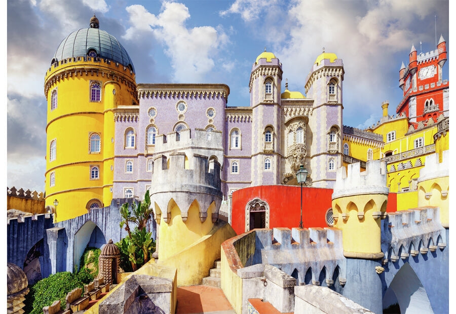 Ravensburger puslespil Palácio Nacional da Pena med 1000 brikker