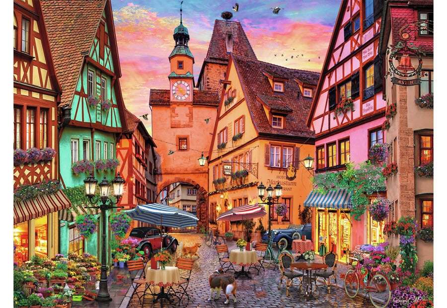 Ravensburger puslespil Bavarian Romance med 500 brikker