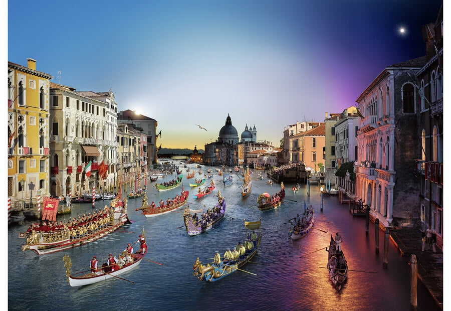 Ravensburger puslespil Venice Day to Night med 1000 brikker