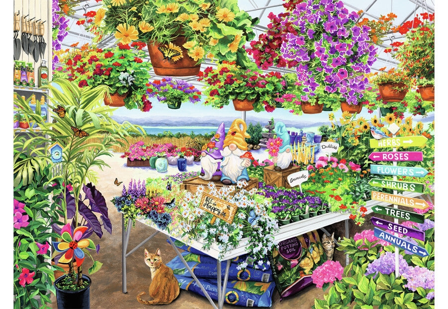 Ravensburger Glorious Garden Centre, puslespil med 500 brikker