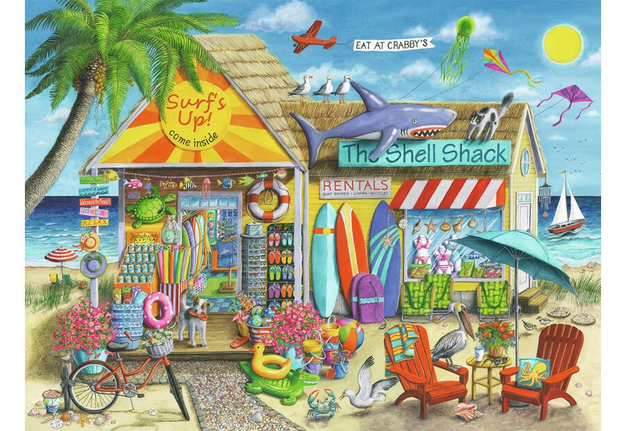 Ravensburger puslespil Surf's Up med 1500 brikker
