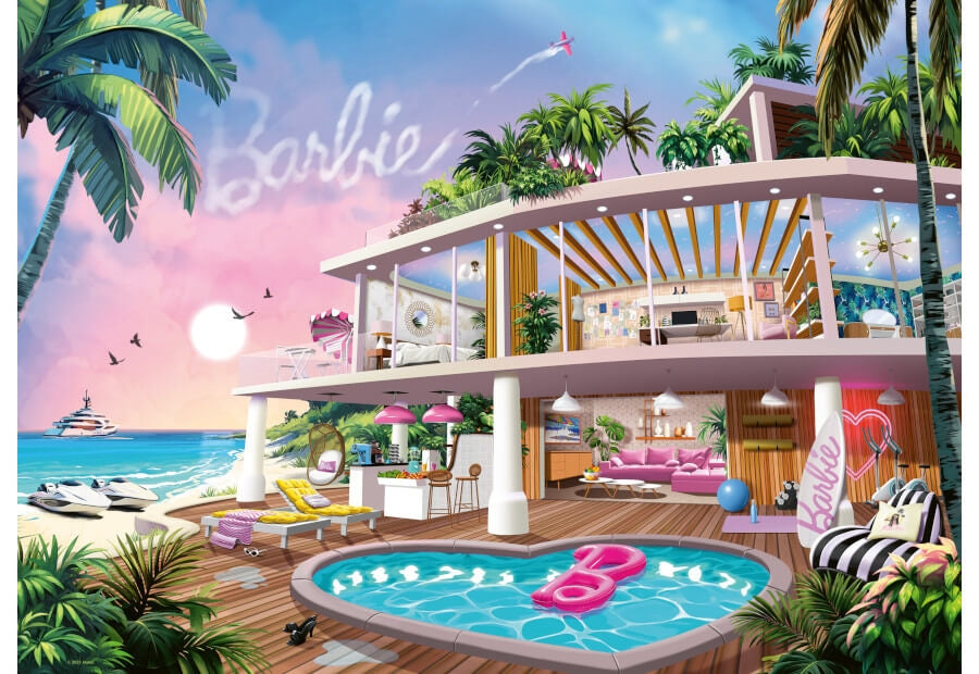 Ravensburger puslespil Barbie – Meet Me in Malibu, 1000 brikker