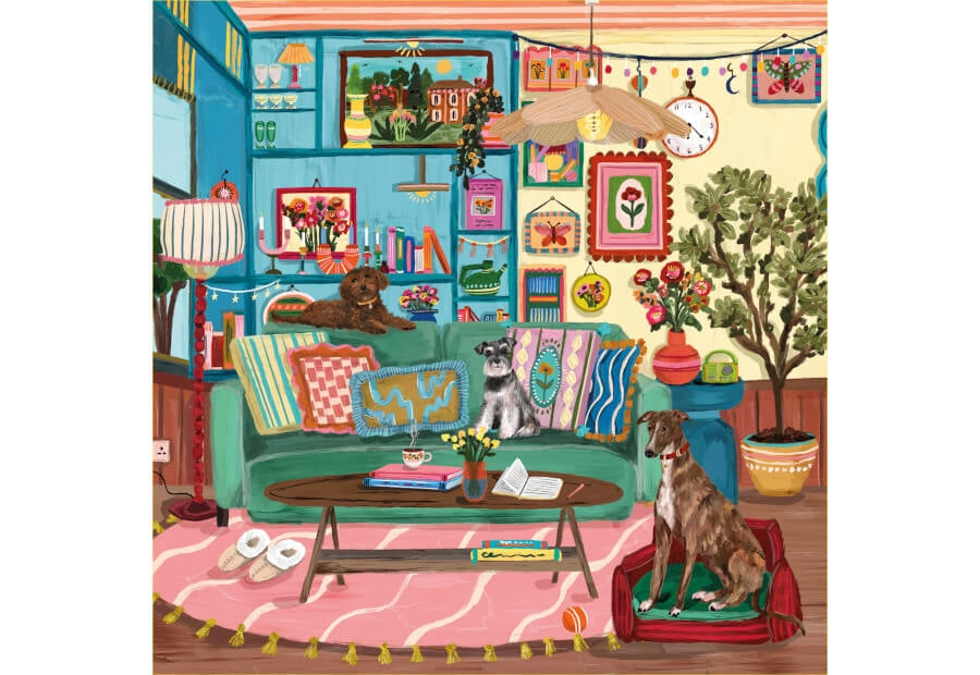 Ravensburger puslespil Art & Soul Happy Place, Cosy Place med 750 brikker