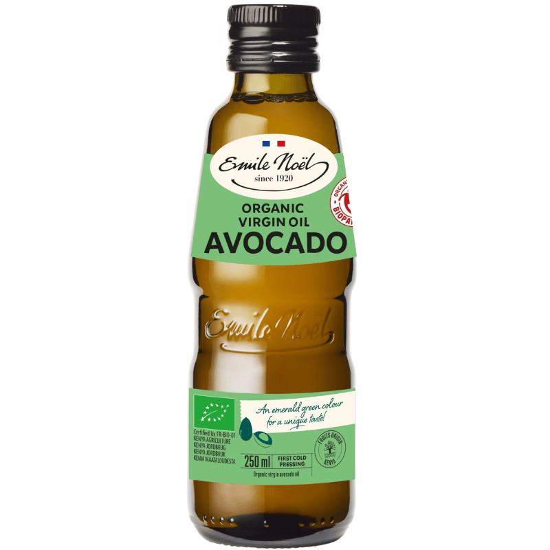 Emile Noel økologisk jomfru avocadoolie, koldpresset, 250 ml
