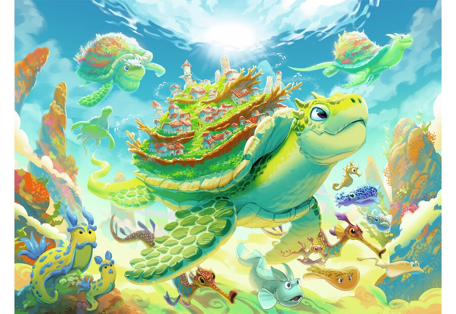 Ravensburger puslespil Magical Underwater World med 200 brikker til børn