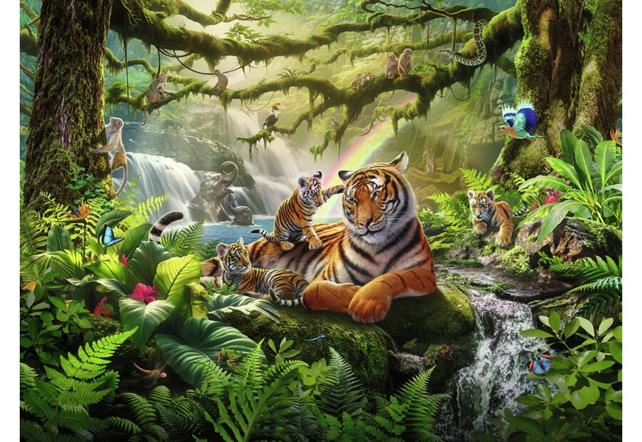 Børnepuslespil Jungle Wildlife Wonders fra Ravensburger, 300 brikker