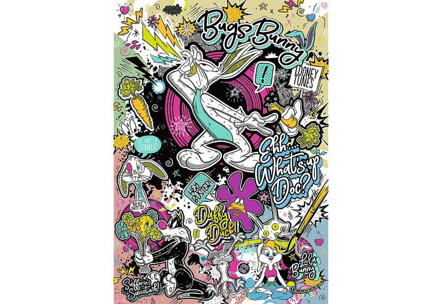 Trefl puslespil Looney Tunes: Crazy Melodies med 1000 brikker