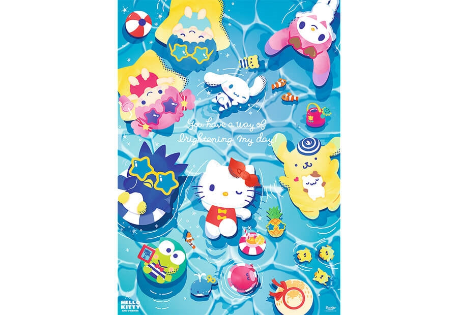 Trefl puslespil Hello Kitty: Summer Vibe med 1000 brikker