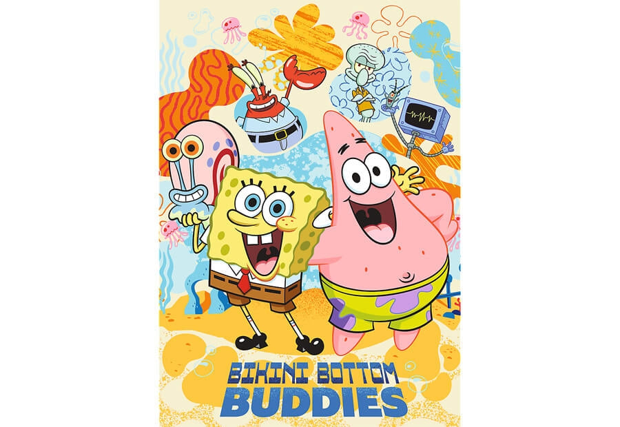 Trefl puslespil med SpongeBob SquarePants-motiv, 1000 brikker