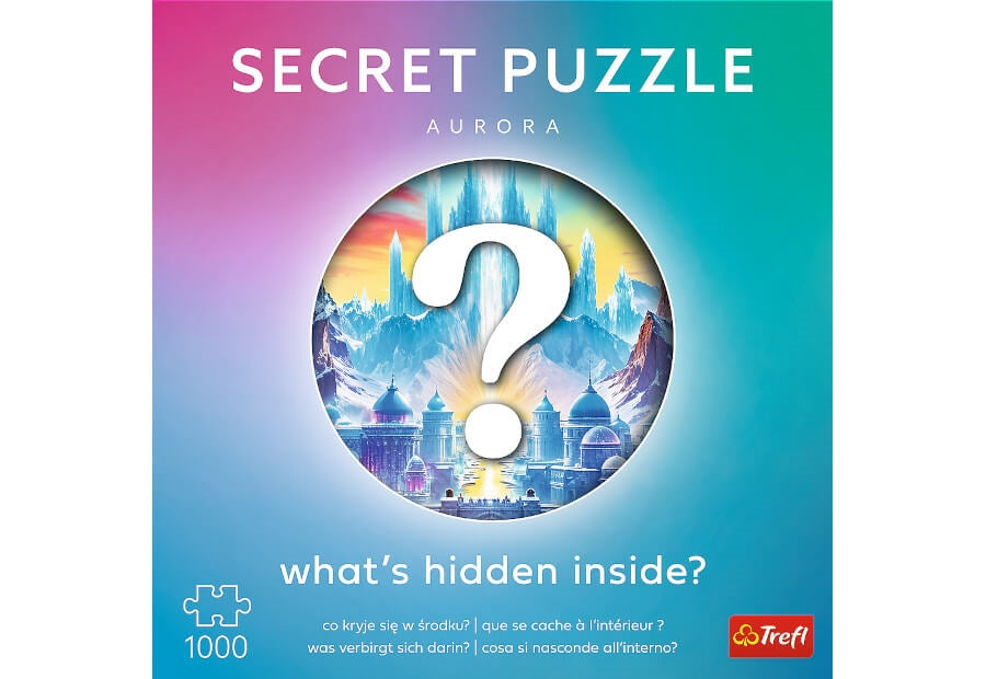 Puslespillet Secret Puzzle - Aurora fra Trefl med 1000 brikker
