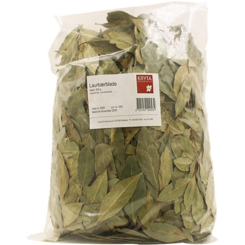 Se Hele Laurbærblade 500 g ✔ Kæmpe udvalg i Kryta - Køb online på udsalg og tilbud lige nu ✔ Super billig fragt og lynhurtig levering - Varenummer: Barlife-1482778 og 5701250200534 på lager - Udsalg på Höstrea Spar stort – op til 71% - Over 2.739 kendte mærker på stort udsalg