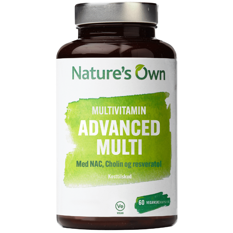 Pakning Natures Own Advanced Multi kosttilskud med 60 kapsler