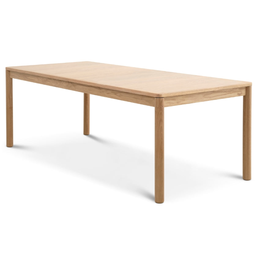 Scandinavian Living Martin spisebord i massiv eg med tillægsplader, 220/320 x 95 cm