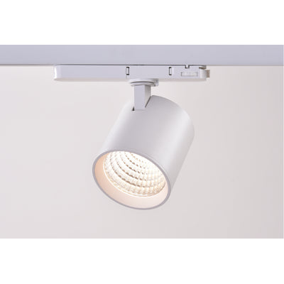 LEDlife hvid skinnespot 30W - CASAMBI dæmpbar, RA90, 170lm/w, 3-faset - Dæmpbar : Via CASAMBI, Kulør : Varm