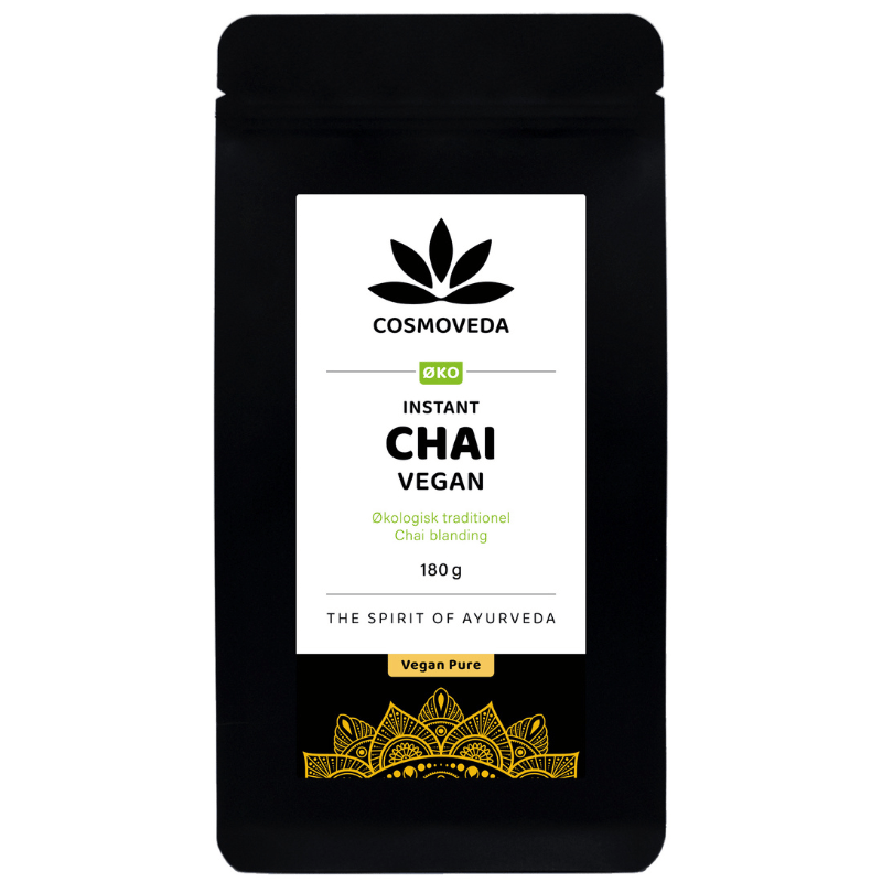 Cosmoveda Instant Chai Te Vegan økologisk, pakning med 180 g