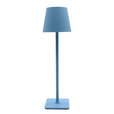 Opladelig LED bordlampe Inde/ude - Lyseblå, touch dæmpbar, CCT, IP54 udendørs - Dæmpbar : Dæmpbar, Kulør : CCT (Varm til Kold Hvid)