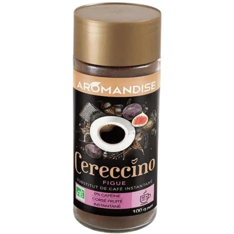 Pakke med Aromandise Cereccino økologisk kaffeerstatning med figen, 100 g