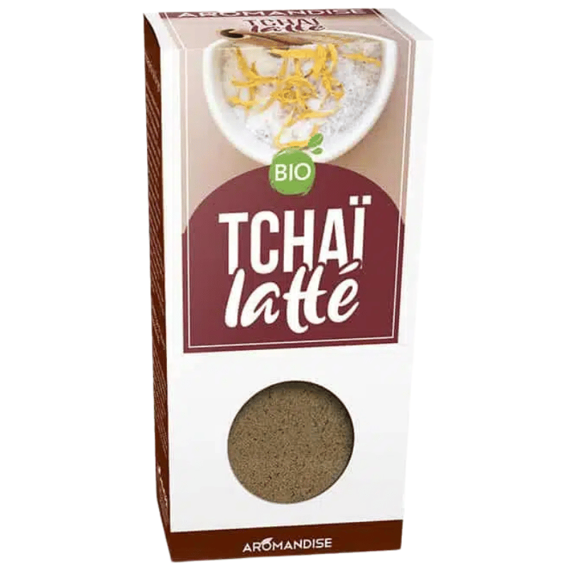 Pose med Aromandise økologisk Chai Latté i pulverform, 70 g