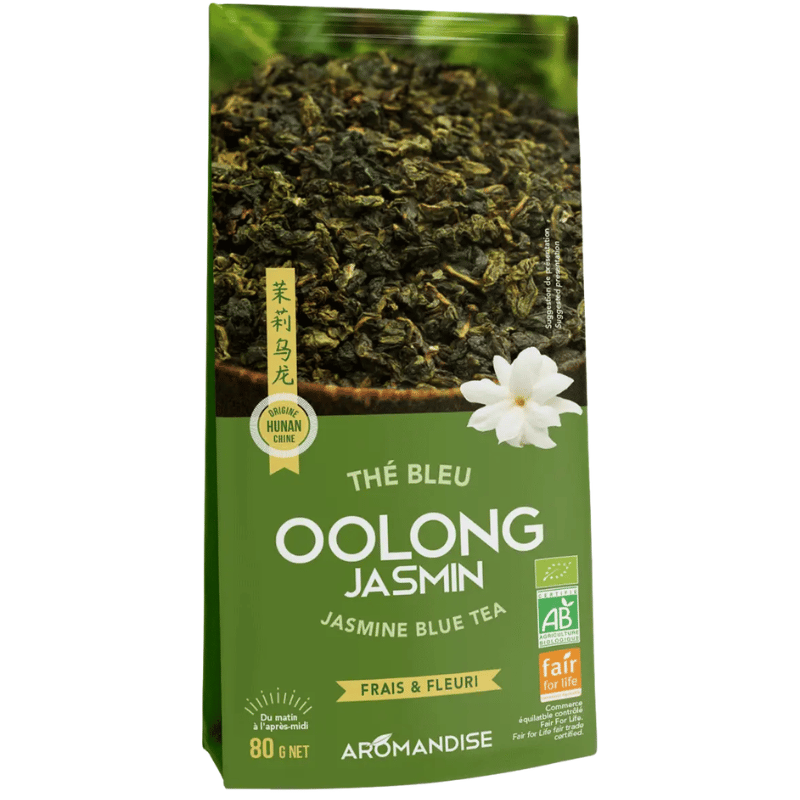 Aromandise Økologisk Oolong Jasmin te, pakning med 80 g
