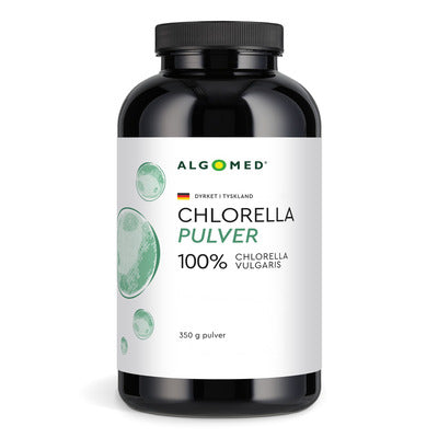 Plantforce Chlorella Algomed pulver, kosttilskud i pakke med 350 g