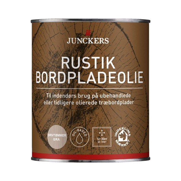 Junckers Rustik Bordpladeolie i nuancen drivtømmer grå, 0,75 L