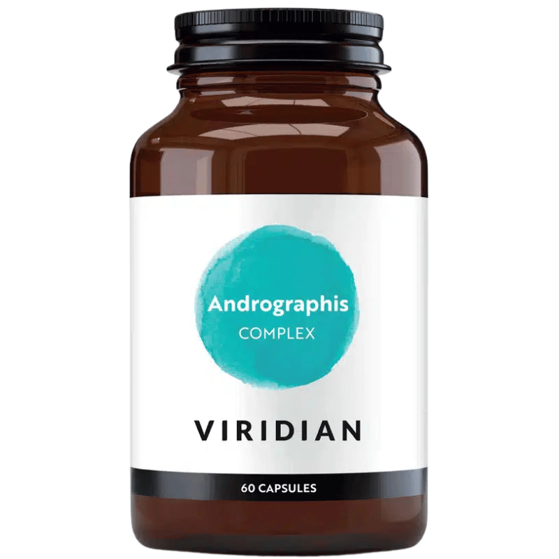 Viridian Andrographis Complex vegansk kosttilskud med andrographisekstrakt, 60 kapsler