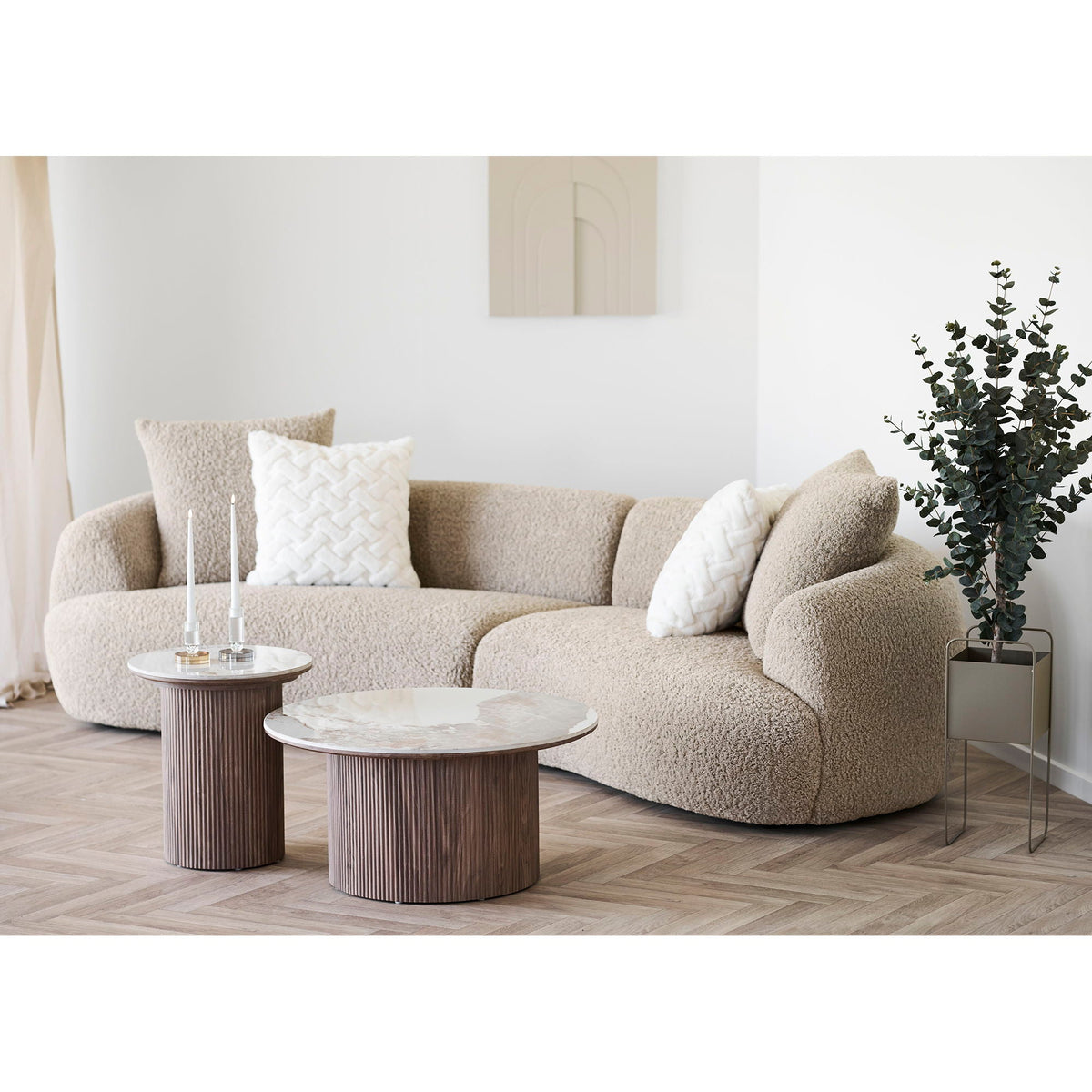 Se House Nordic - Dali Sofa med 4 puder i lysebrun bouclé ❤ Kæmpe udvalg i House Nordic - Køb online på udsalg og tilbud lige nu ❤ Hurtig levering til lave fragtpriser - Varenummer: Bolig&Haven-51545121784138 og barcode / Ean: 5713917036547 på lager - Udsalg på Spar stort – op til 53% - Over 2.739 brands med daglige tilbud