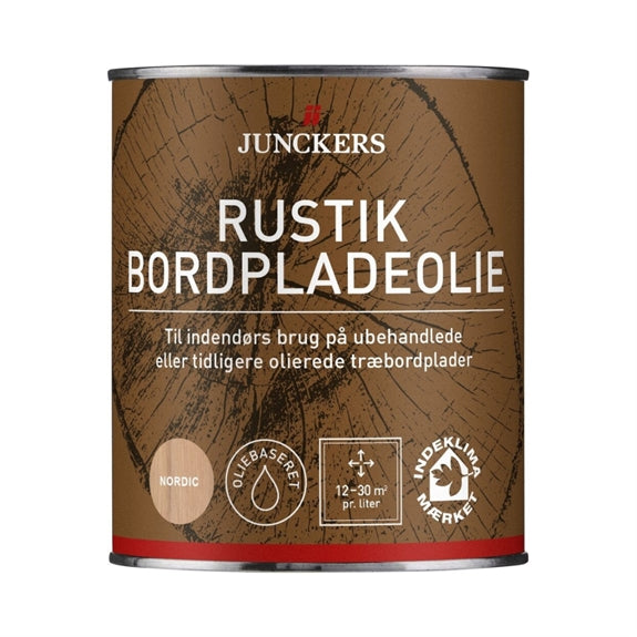 Junckers Rustik Bordpladeolie i nuancen nordic, 0,75 L
