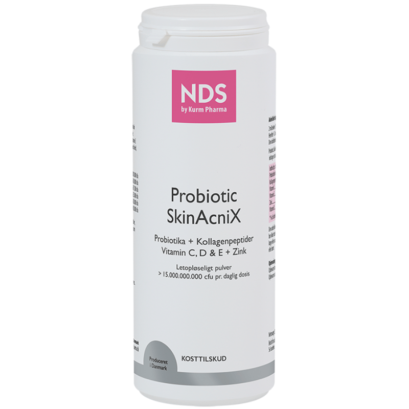 NDS Probiotic SkinAcniX kosttilskud i pulverform med mælkesyrebakterier, 200 g
